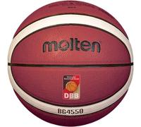 Molten Pallacanestro B7G4550-DBB, palla da gioco in pelle sintetica di alta qualità, 12 campi, misura 7