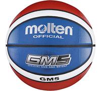 Molten - BGMX5-C, Pallone da basket, colore: Rosso/Bianco/Blu