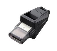 Molten Blazza - Fischietto Professionale per Arbitro da Basket, per campi da Interni, Volume Massimo 125 Db, in Resina ABS di Lunga Durata con Comodo bocchino in Titanio, Cordino