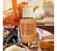 Molten Caramello 100ML Eau de Parfum unisex Nota di testa: Cioccolato biancoNota di cuore: Latte, caramelloNota di fondo: Zucchero di canna, vaniglia, pralina.- Una fragranza che si scioglie in bocca: