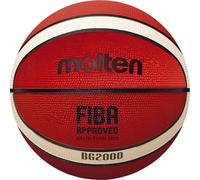 MOLTEN EUROPE Palle da basket-B7G2000, Basket Unisex-Adult, Arancio/Ivorio, 7