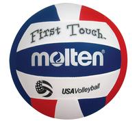 Molten First Touch Volleyball, Rot/Wei /Blau, 10 und j nger, 140 g