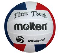 Molten First Touch Volleyball, Rot/Wei /Blau, 10 und j nger, 7,5 Unzen