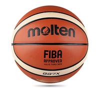Molten GG7X Basket in pelle PU per adulti, adolescenti, bambini, allenamento per partite all'aperto e al coperto, approvato dalla FIBA