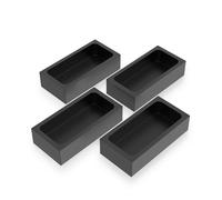 Molten Masters - Stampo in grafite premium da 1kg - 4 pezzi per fusione di metalli - Materiale ad alta purezza per oro, argento, alluminio, rame e ottone - Resistente al calore fino a 1800℃/3272℉
