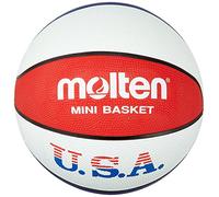 Molten Palla da basket da allenamento, colori USA, colore: Blu/Bianco/Rosso, Blu/Bianco/Rosso, 3