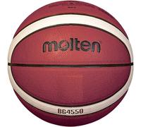 Molten Pallacanestro B7G4550 - Palla da gioco in pelle sintetica di alta qualità, 12 campi, misura 7