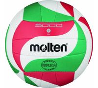Molten V1M300 Mini palla da pallavolo, Ø 15 cm, colore: Bianco/Verde/Rosso