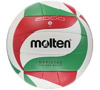 Molten V5M2000 - Pallone da pallavolo, colore: bianco, verde e nero
