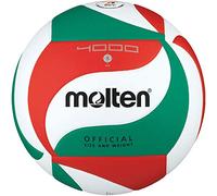 Molten V5M4000-De Palla Da Competizione, Colore: Bianco/Verde/Rosso, Dimensioni 5
