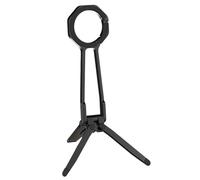 Molteplici angoli di rotazione del supporto del treppiede del supporto della serratura a molla stabilizzatore clip di trasporto per la maggior parte dei telefoni cellulari