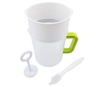 Molteplici usi alimentari strainer, dado latte borsa per computer, yogurt strainer, food grade in policarbonato e rete in acciaio INOX, senza BPA, dado latte/latte di soia/succo/filtro per tè