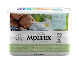 Moltex PANNOLINI MOLTEX PURE & NATURE NEW BORN 2-5 KG TAGLIA 1 22 PEZZI
