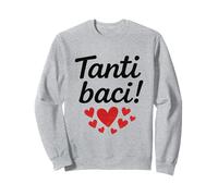 Molti baci italiani Tanti Baci Uomini Donne Bambini Regalo Felpa