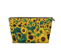 Molti bellissimi girasoli, Borsa da toilette Borsa per trucco Borsa per cosmetici Borsa da toilette da viaggio portatile