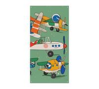 Molti cartoni animati piccoli aeroplani copertura della porta Banner 90x180cm Party Banner stagionale segno di benvenuto decorazione verticale porta appeso per portico ingresso giardino Decor