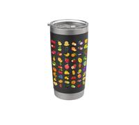 Molti frutti diversi Bicchiere termico in acciaio inox doppia parete