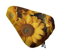 Molti Girasoli Bike Seat Cover con coulisse, Impermeabile Sedile Della Bicicletta Cuscino Sole & Antipolvere, Unisex Mountain Bike Seat Seat Cover Antipioggia