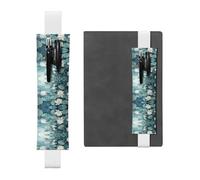 Molti segnalibri portapenne in pelle con fiori di loto, segnalibri regolabili, perfetti come regalo di Natale o per il rientro a scuola