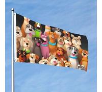 Molti simpatici cani bandiera 2x3 Ft Double Sided No Fade Welcome Garden Flag Yard Flag Con Ottone Outdoor Banner Decor Per Cortile Portico Prato Decor