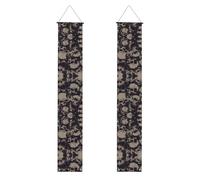 Molti teschi si riuniscono striscioni stampati per portico, striscioni decorativi appendibili, adatti per decorazioni per feste interne ed esterne.