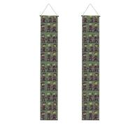 Molti zombie stampa portico banner, banner esterno, decorazioni del Ringraziamento, per tutte le celebrazioni