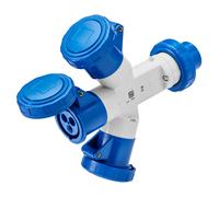 Moltiplicatore gewiss GW64024 stagno ip67 3 uscite 2p+t 230v