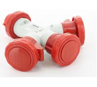 GEWISS GW64027 MOLTIPLICATORE MOBILE 3 USCITE IP67-SPINA 16A-3 PRESE 3P+T 380V