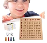 moltiplicazione per bambini, moltiplicazione flash 100 pezzi Carte e grafica, giardino dei bambini e tavolo, regali prescolari per bambini per ragazzi e ragazze