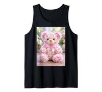 Molto Carino Orchidea Rosa Orchidea Teddy Bear Design 2 Forme Mania Canotta