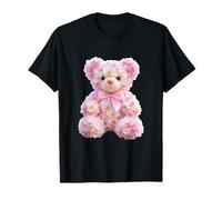 Molto Carino Orchidea Rosa Orchidea Teddy Bear Design Forme Mania Maglietta