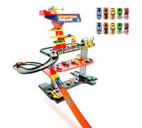 MOLTO | Downtown Toy Parking 3 Piani + 10 Auto - Stazione di Servizio, Ascensore, Lavanderia - Parcheggio per Bambini con Rampa Alta Velocità