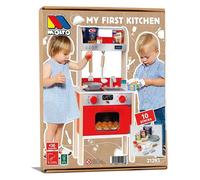 Molto La Mia Prima Cucina In Legno Con 10 Accessori 73x23.5x34 Cm