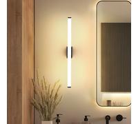 Molto Luce Applique a LED VINA M, nera, larghezza 60 cm, IP44, CCT Molto Luce