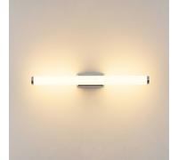 Molto Luce Applique a LED VINA S, color cromo, larghezza 40 cm, IP44, CCT Molto Luce