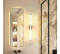Molto Luce Applique a LED VINA S, nera, larghezza 40 cm, IP44, CCT Molto Luce