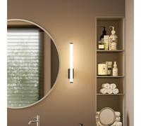 Molto Luce Applique a LED VINA UP S, nera, altezza 40 cm, IP44, CCT Molto Luce