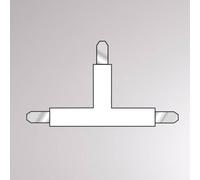 Molto Luce Connettore a T per sistema binario bifase Volare, bianco Molto Luce