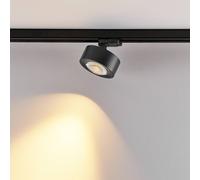 Molto Luce Faretto a binario trifase LED Mag, nero, 827 Molto Luce