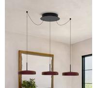 Molto Luce Lampada LED a sospensione LORA III, nera, Ø 36 cm, dimmerabile, 40° CCT Molto Luce