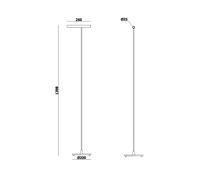 Molto Luce MEYJO lampada da terra, LED, 222-00052, MEYJO [Lampade per Interni > Lampade da Terra]