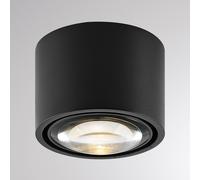 Molto Luce Plafoniera LED da esterni MAG MINI, nera, Ø 9 cm, CCT dimmerabile, IP44 Molto Luce
