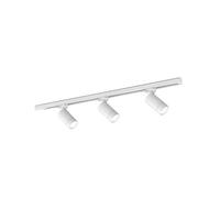 Molto Luce Sistema a binario trifase LED Moove, bianco, a 3 luci. Molto Luce