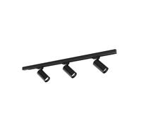 Molto Luce Sistema a binario trifase LED Moove, nero, a 3 luci Molto Luce