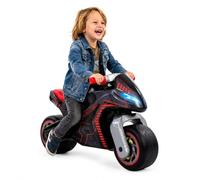 MOLTO - Motocicletta cavalcabile per bambini nera Furious, design da corsa per ragazzi e ragazze, leggera, stabile e confortevole, giocattolo sicuro per interni ed esterni, + 18 mesi