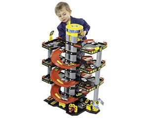 MOLTO | Parcheggio d'infanzia di 7 piani con garage, rampe, lavanderia, ascensore, stazione di benzina e area unta | Giocattoli educativi per bambini | + 3 anni
