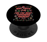 Molto probabilmente chiedere il regalo più costoso, Natale PopSockets PopGrip Adesivo