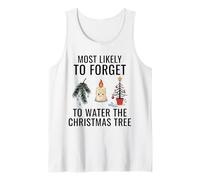 Molto Probabilmente dimentica di annaffiare L'Albero di Natale Canotta