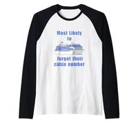 Molto probabilmente Dimentica il numero di cabina Crociera di viaggio Maglia con Maniche Raglan