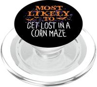 Molto probabilmente Halloween si perde in un abbinamento labirinto di mais PopSockets PopGrip per MagSafe